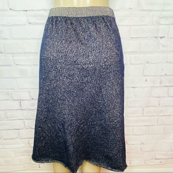 J Crew Demylee Lurex Gorgeous cashmere skirt - Picture 3 of 7
